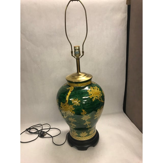 Vintage Ceramic Hand Painted Oriental Table Lamp Chairish