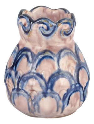 Art Nouveau Style Ceramic Vase from Roskilde Lervarefabrik, Denmark, 1920s-1930s