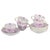 Pink Indian Porcelain Tea Set from Meissen, Set of 10 For Sale - Image 5 of 5