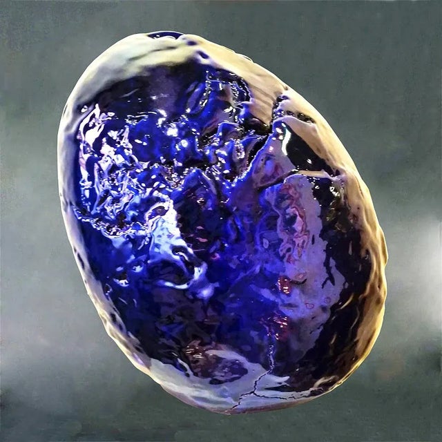 Mans Egg Sculpture by Thon - Fausto Tonello, 2000s For Sale - Image 3 of 4