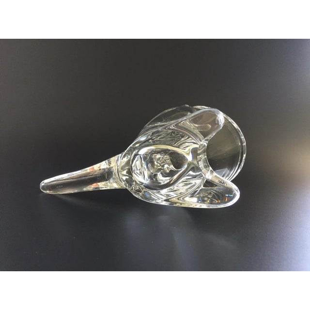 Glass Modern Blown Art Glass Kangaroo Figural Pencil Holder & Paperweight For Sale - Image 7 of 11
