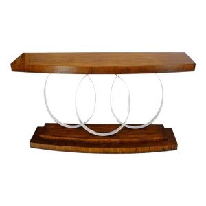 Mid-Century Modern Style Rosewood Console Table by John Richard