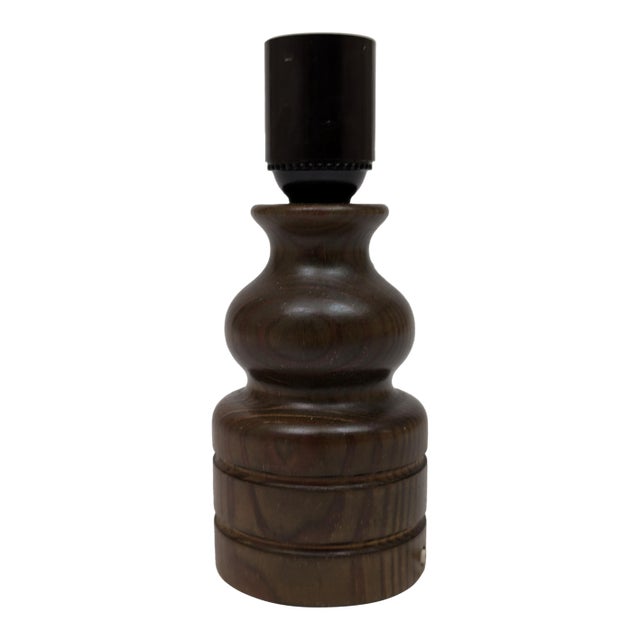 Swedish Designer, Table Lamp, Pine, Sweden, 1970s For Sale