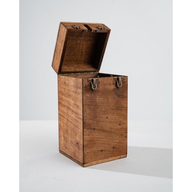 Antique French Wooden Box For Sale In Greensboro - Image 6 of 12