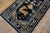 Chinese 1920s Navy Blue Animals Traditional Antique Chinese Baotou Rug 2'2" X 4'6" Knotted Wool Carpet For Sale - Image 3 of 12