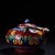 Mid 20th Century Vintage Ming Cloisonne Enamel Teapot – Red Ground Gilt Bat & Coin Motif For Sale - Image 5 of 9