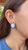 Set in 18k White Gold, Ethiopian Opal, Tanzanite & Diamonds Modern Stud Earrings, Pair For Sale - Image 9 of 11