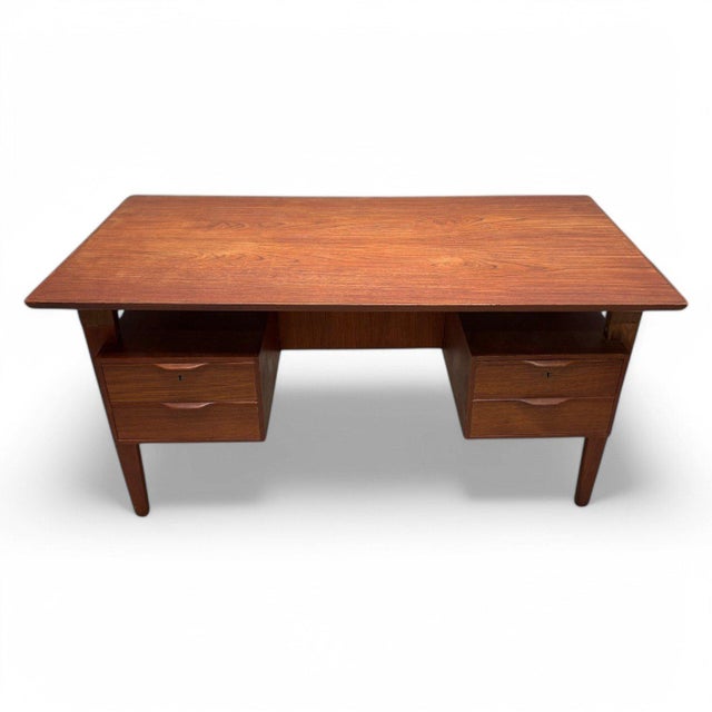 Danish Teak Desk by Henning Jorgensen, 1960s For Sale - Image 9 of 9