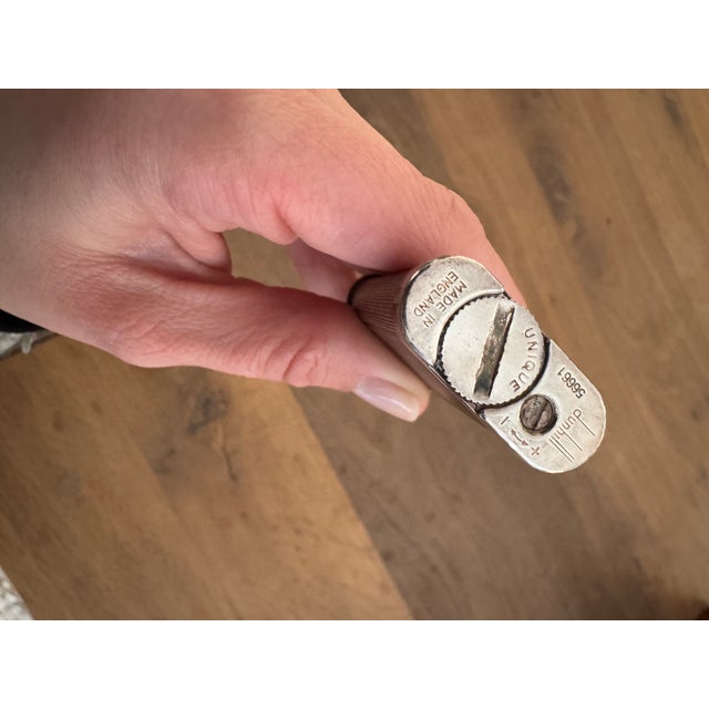 Vintage Silver Decorative Lighter For Sale - Image 9 of 10