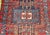 Antique Northwest Persian Runner Rug, Hand-Knotted Wool, Geometric Medallions Pattern, 3x10, Blue & Red For Sale - Image 12 of 15