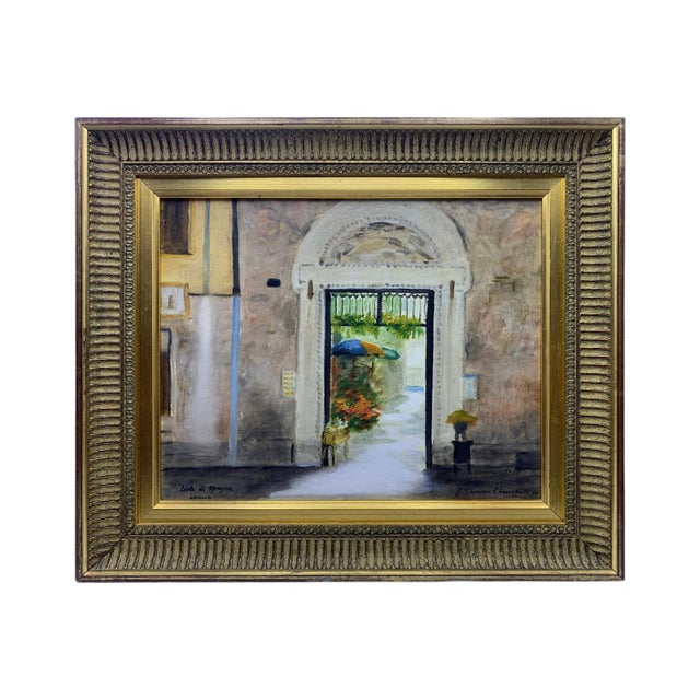 John Spencer Churchill (Nephew of Winston Churchill), Lista di Spagna, 1990s, Oil Painting For Sale - Image 12 of 12