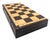 Offered is a circa. mid 1970s, early 1980s carved wood chess set made in Poland, consisting of a two-toned, lacquered...