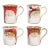 VIETRI Old St. Nick Assorted Mugs - Set of 4 For Sale