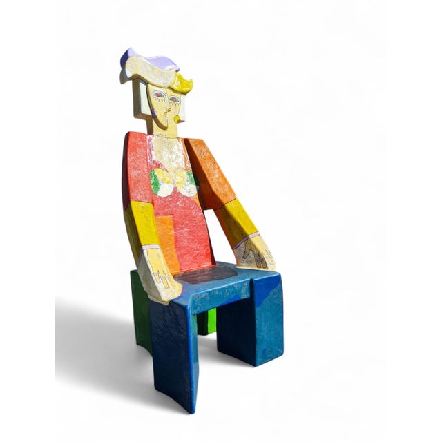 Sculptural Chair and Table by Ludo Huys, 1990s, Set of 2 For Sale - Image 17 of 17