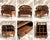 19th Century English Victorian Carved Wooden Magazine Rack For Sale - Image 4 of 5
