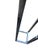 Chrome Vintage Milo Baughman Style Chrome Pedestal Stand MCM Open Column Sculpture Shelf For Sale - Image 8 of 13