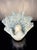 Blue Macrame T Handkerchief Table Lamp by La Murrina Murano, 1990s For Sale - Image 8 of 14
