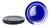 Scandinavian Art Glass Charger Plates in Deep Cobalt-Blue, 1980s, Set of 5 For Sale