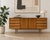 Mid-Century Modern Mid Century Modern African Teak Sideboard | Scandinavian Credenza, Made in England, C. 1960’s For Sale - Image 3 of 17