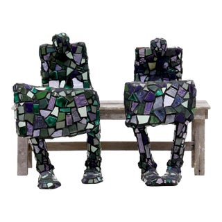 Late 20th Century Leslie Hawk (American, B. 1953), Willy & Wanda For Sale