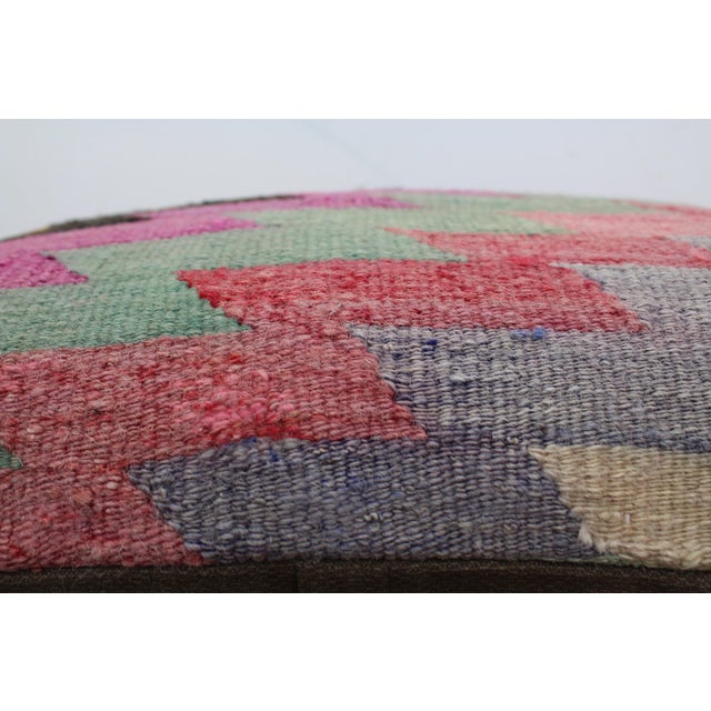 1960s Turkish Kilim Decorative Pillow Cover - 15"x22.5" For Sale - Image 5 of 8
