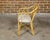 Tan Country Style Bamboo 1920s English Chair with Custom Upholstery For Sale - Image 8 of 12