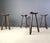 Wood Vnitage Brutalist Bar Stools, 1960s, Set of 4 For Sale - Image 7 of 13