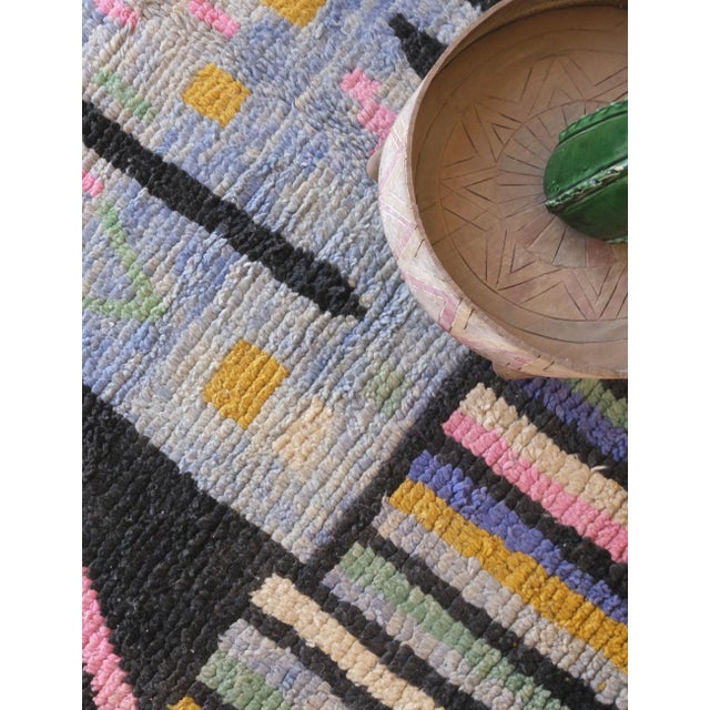 Moroccan Abstract Rug - 6′5″ × 10′2″ For Sale - Image 4 of 8