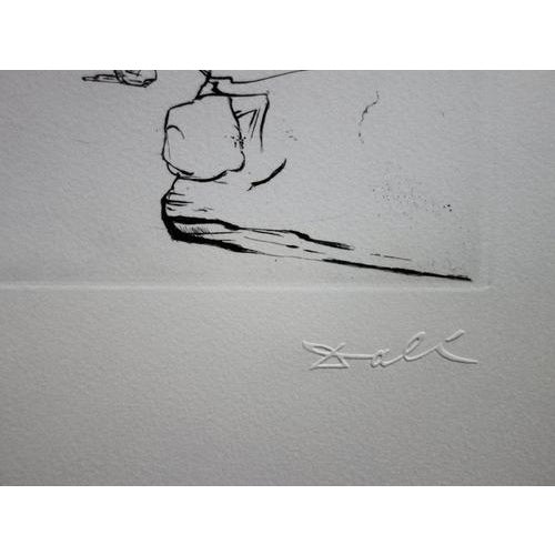 Salvador Dali, Beach at Cadaqués, Dry Point For Sale - Image 10 of 12