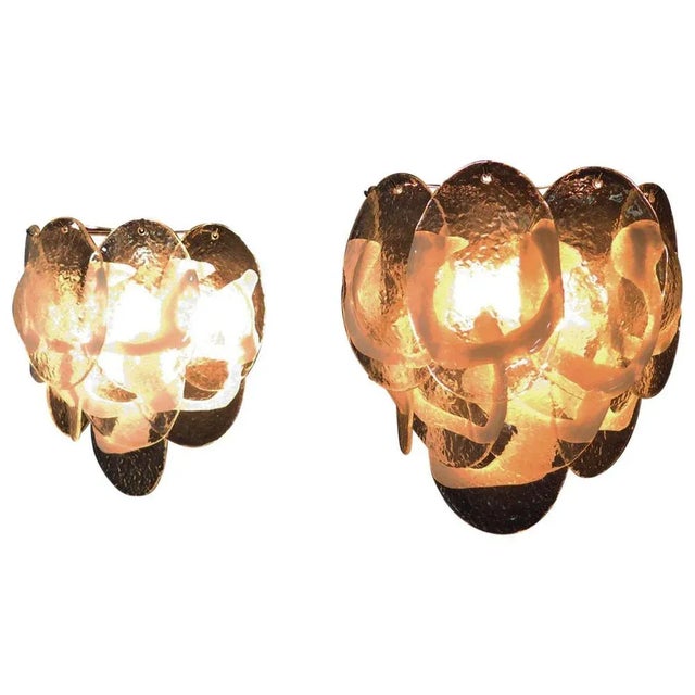 Vintage Murano Glass Wall Sconces, 1970s, Set of 2 For Sale - Image 9 of 9