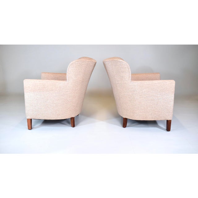 2010s Lee Industries Accent Club Chairs Model 1367-01, Pair For Sale - Image 5 of 12