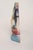 Mid-Century Modern Vintage Painted Chalkware Carnival Chalk Clipper Ship Sculpture / Figurine For Sale - Image 3 of 11
