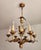 1960s Vintage Florentine Chandelier Gilded in Gold Leaf, 1940s For Sale - Image 5 of 18