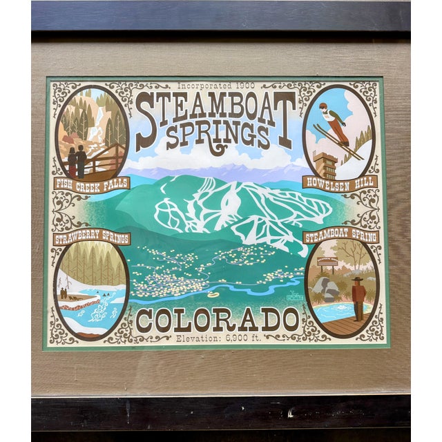 Green Steamboat Springs Framed Print by Steve Lowtwait For Sale - Image 8 of 12