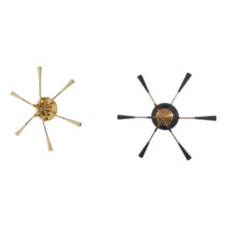 Wall or Ceiling Lamps from Stilnovo, 1950s, Set of 2 For Sale