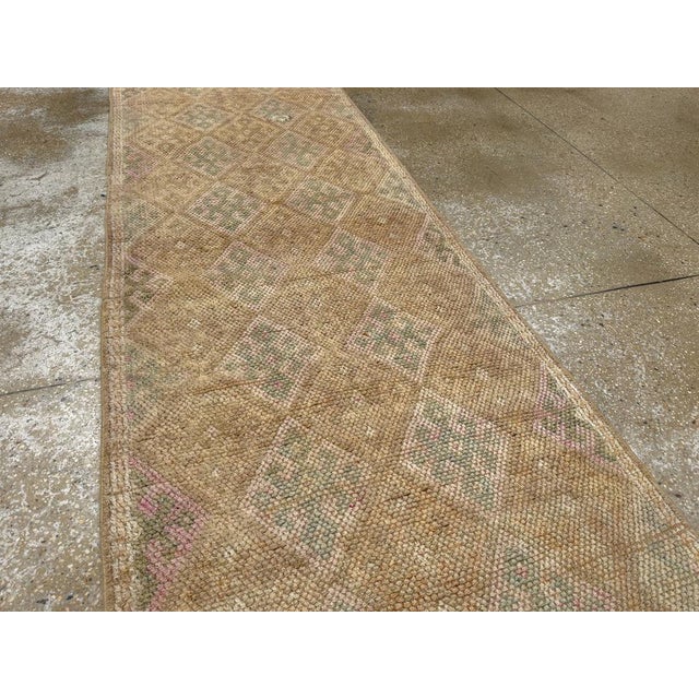 Mid 20th Century Galerie Shabab Collection Mid-20th Century Turkish Anatolian Runner For Sale - Image 5 of 10