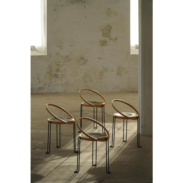 Sculptural Oblado Dining Chairs by Børge Lindau, 1970s, Set of 4 For Sale - Image 4 of 18