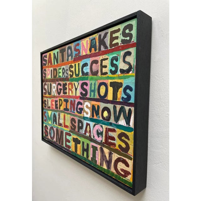 Pop Art "Scared of 'S'..." - Original, Contemporary Mixed Media Painting by Brian McDonald For Sale - Image 3 of 5
