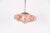 Italian Ceiling Lamp with Marble Glass Shade, 1930s For Sale - Image 3 of 8