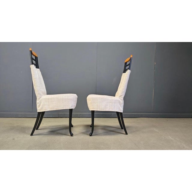 Vintage Dining Chairs attributed to Giorgetti, 1970s, Set of 6 For Sale - Image 3 of 17