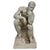 After Auguste Rodin, The Thinker Sculpture, White Glazed Terracotta, 1950s For Sale - Image 11 of 11