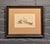 American Edward Borein 1928 Original Western Holiday Card Etching For Sale - Image 3 of 9
