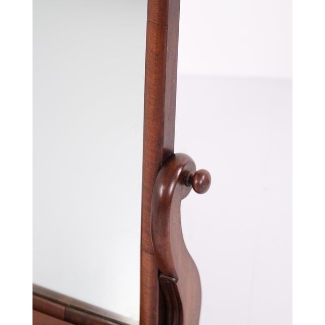 Vintage Mahogany Table Mirror, 19th Century For Sale - Image 6 of 9