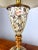 Mid 20th Century Mid Century Era Brass, Wood and Fiberglass Table Lamp For Sale - Image 5 of 12