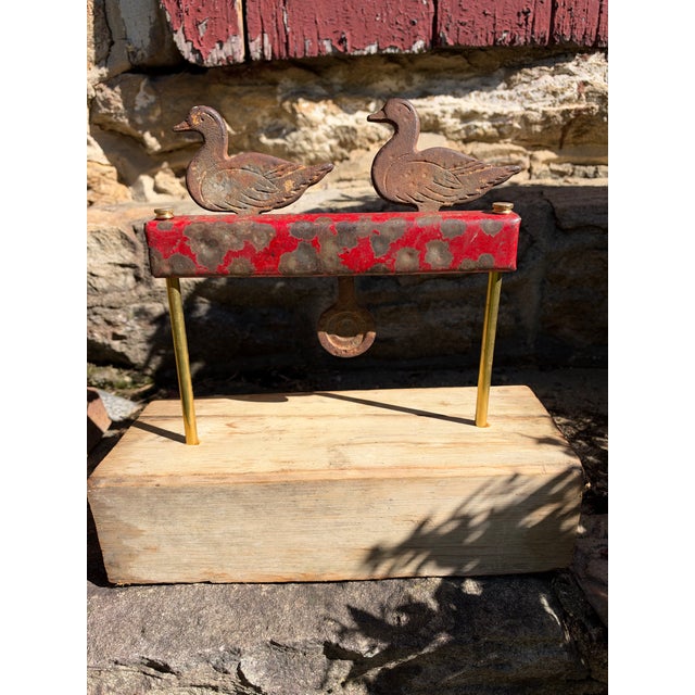 Early 20th Century Cast Iron Carnival Shooting Gallery Duck Targets For Sale - Image 9 of 9