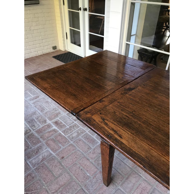 English Antique Wood Dining Table Chairish