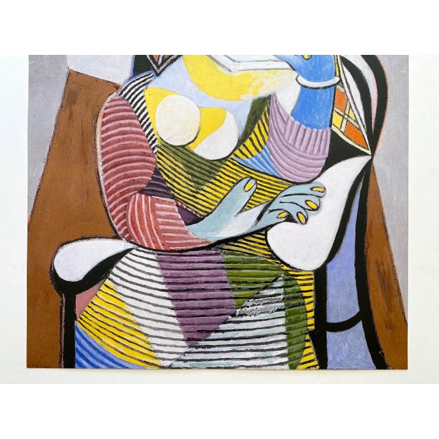 Pablo Picasso Cubist Offset Lithograph Print French Museum
