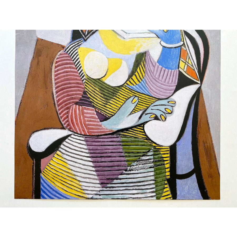 Pablo Picasso Cubist Offset Lithograph Print French Museum