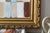 Large Original Framed Abstract Painting in Antique Gold Gilt Frame For Sale - Image 9 of 14
