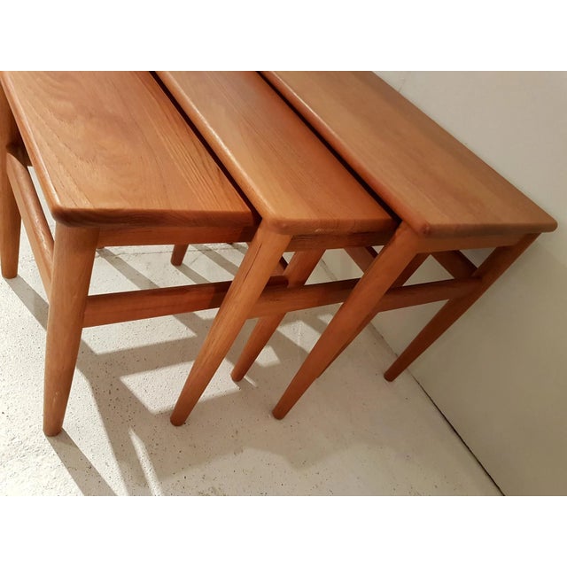 A set of three nesting tables from the the 1970s.